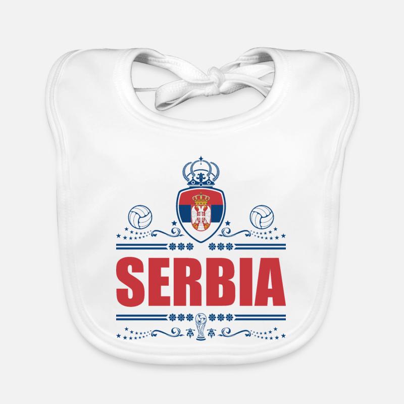 SERBIE Bavoir bio Bébé