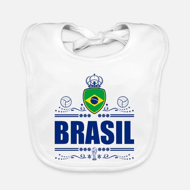 BRAZIL - BRASIL Organic Baby Bibs
