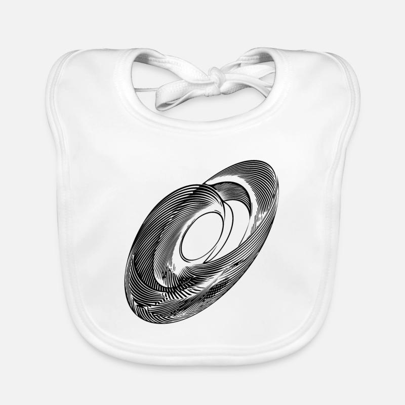 Geometric Circle Ellipses Lines Organic Baby Bibs