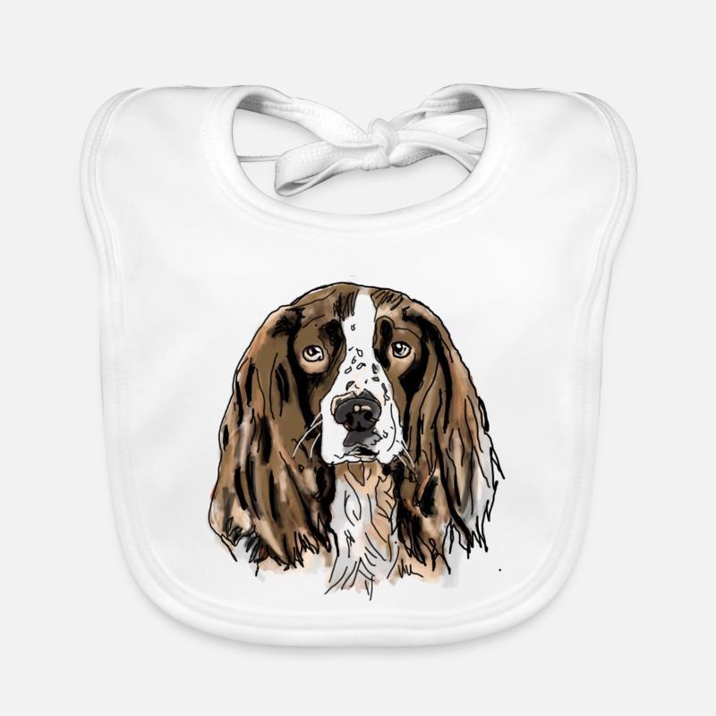 Spaniel Baby Bio-Lätzchen