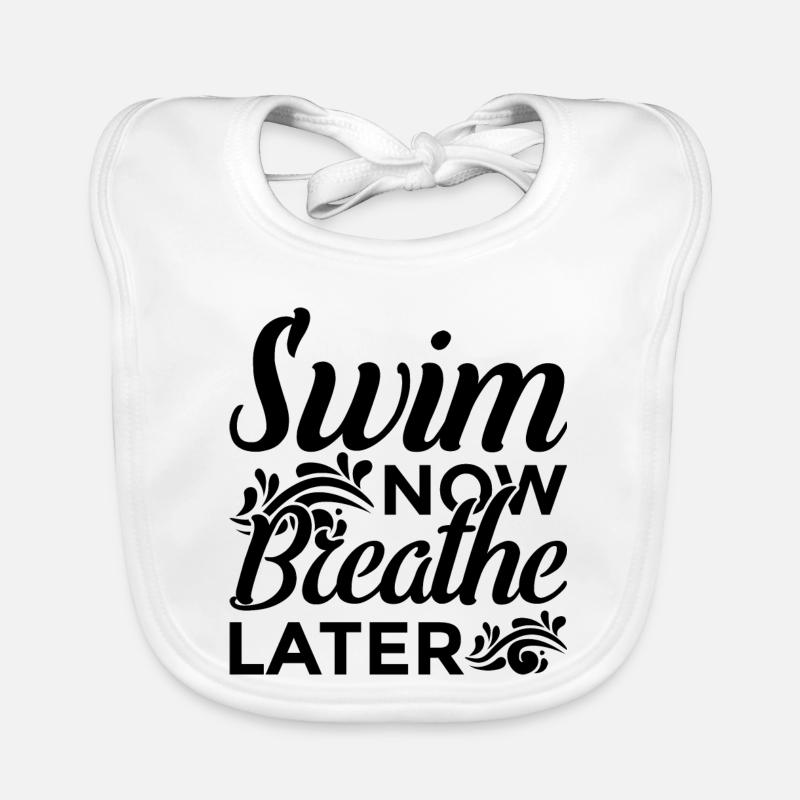 Motivation Schwimmen Baby Bio-Lätzchen