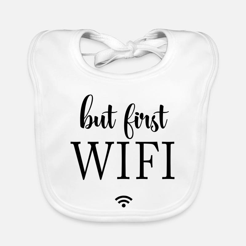 Surfaces noires : conception minimale Bavoir bio Bébé