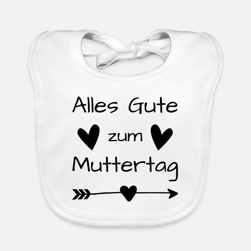Alles Gute zum Muttertag,Muttertagsgrüße,Mamazitat Baby Bio-Lätzchen