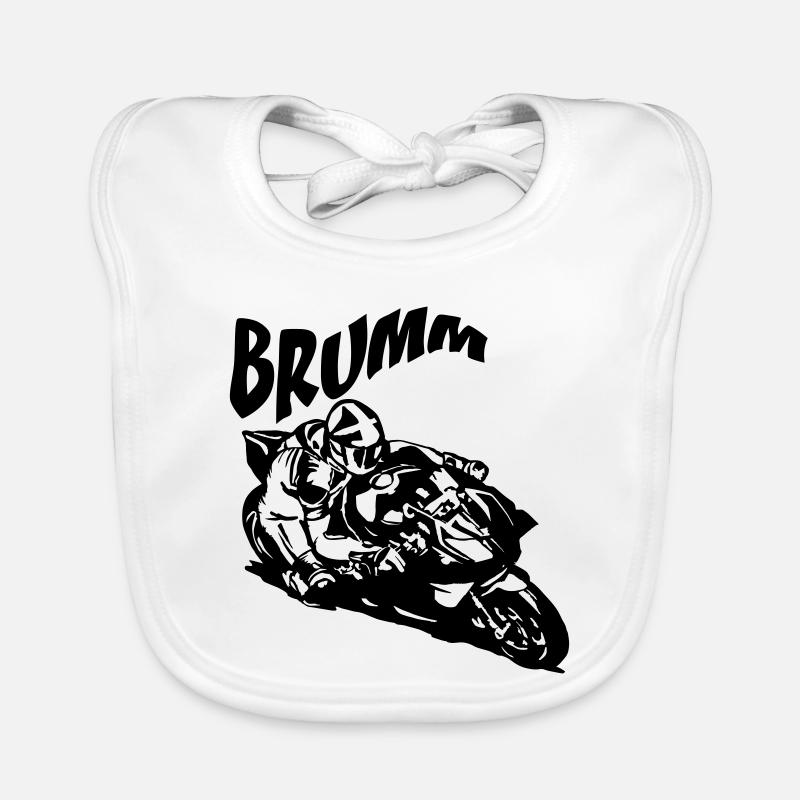 Brumm Biker Black Baby Bio-Lätzchen