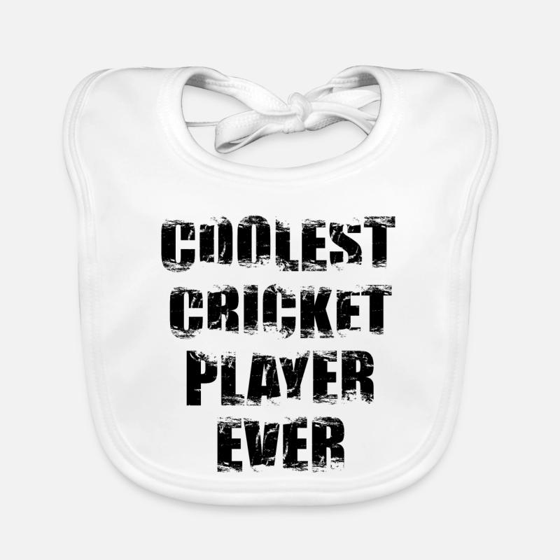 Cool cricketer Organic Baby Bibs