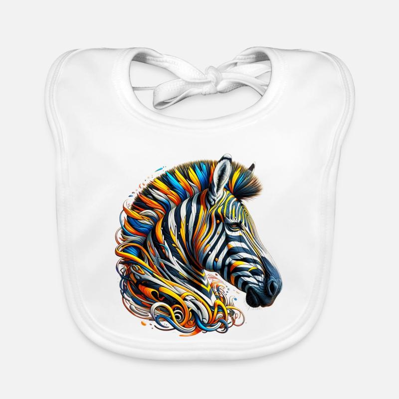 Zebra Baby Bio-Lätzchen