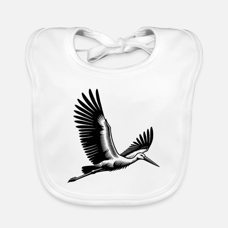 Flying Stork Organic Baby Bibs