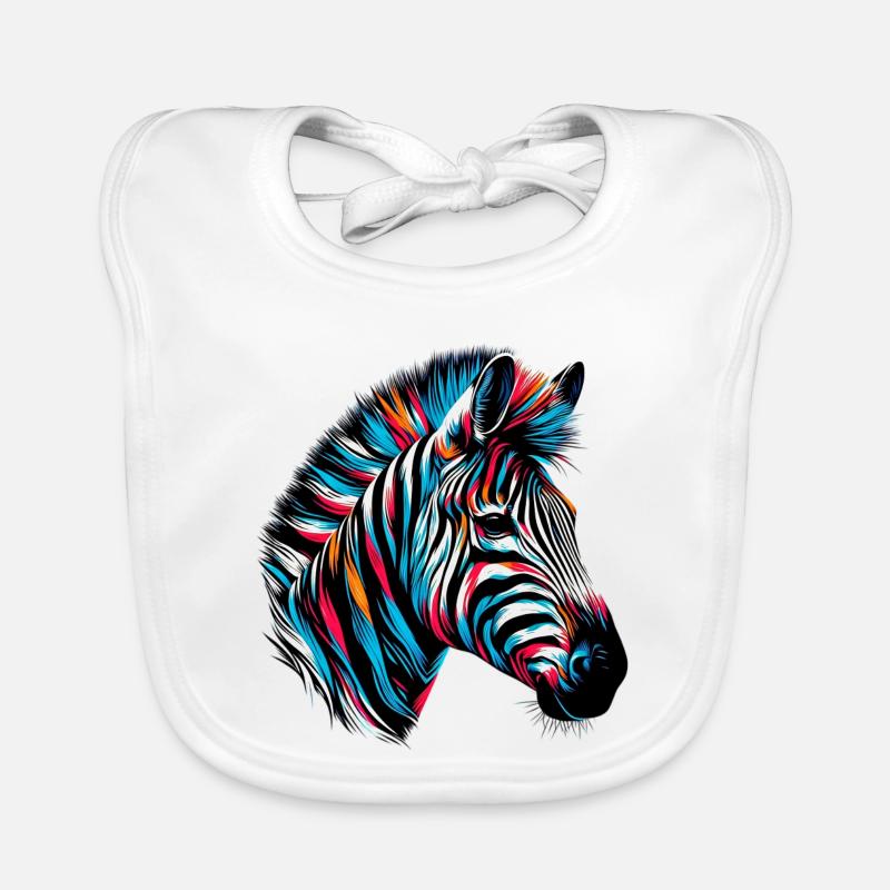 Zebra Baby Bio-Lätzchen