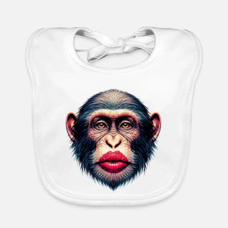 Baiser de singe Bavoir bio Bébé