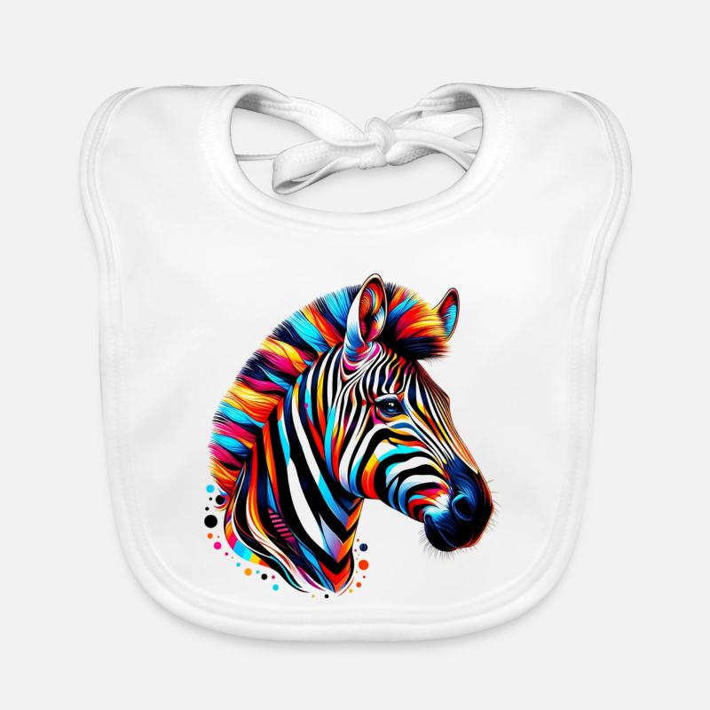 Zebra Organic Baby Bibs