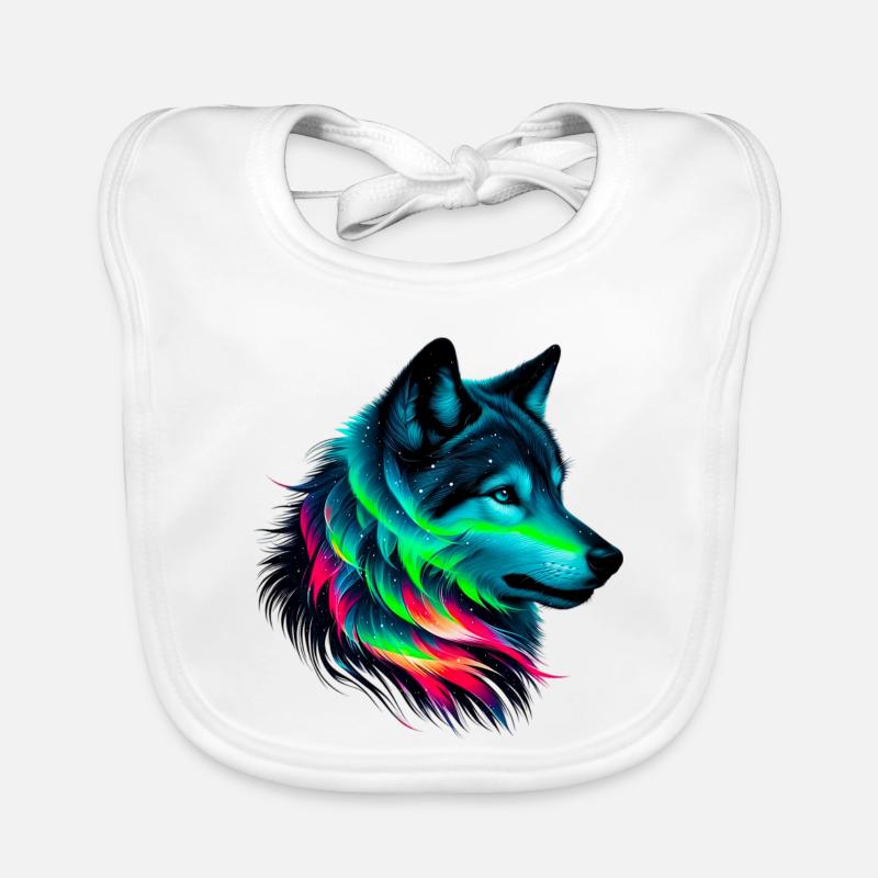 Wolf Organic Baby Bibs