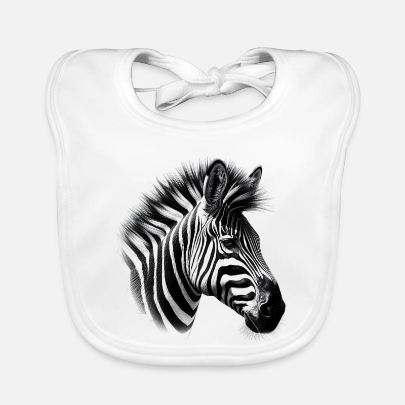 Zebra Baby Bio-Lätzchen