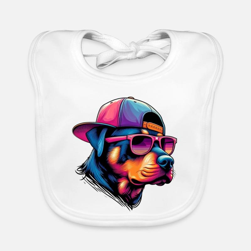 Dog Organic Baby Bibs
