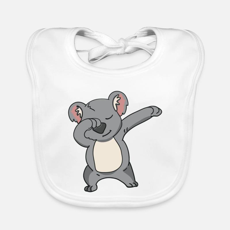 Dabbing Koala Organic Baby Bibs