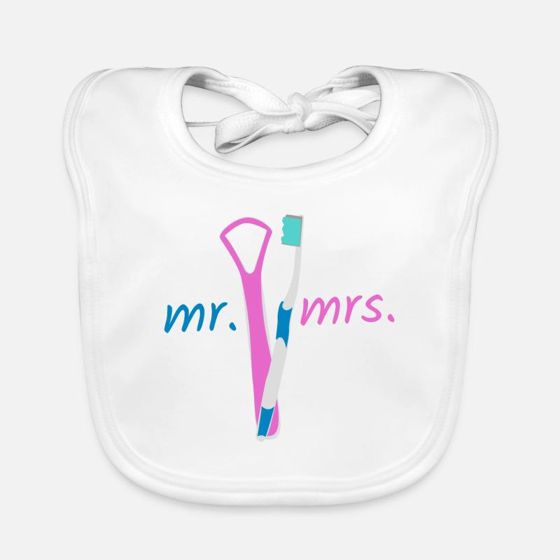Mr. Mrs. Baby Bio-Lätzchen