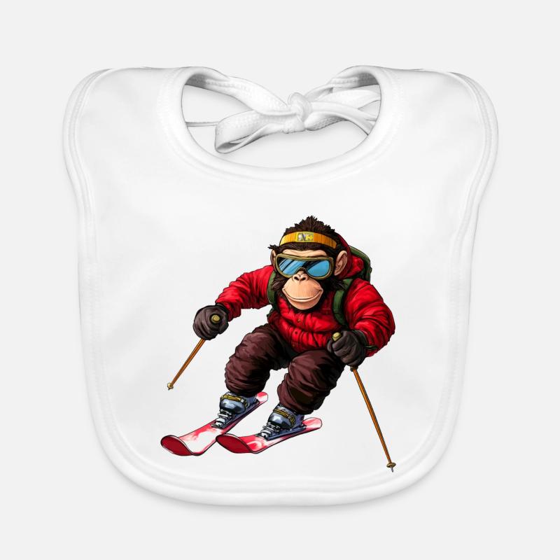Singe de ski Bavoir bio Bébé