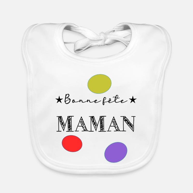 MAMA. MUTTERTAG. SCHÖNEN MUTTERTAG Baby Bio-Lätzchen