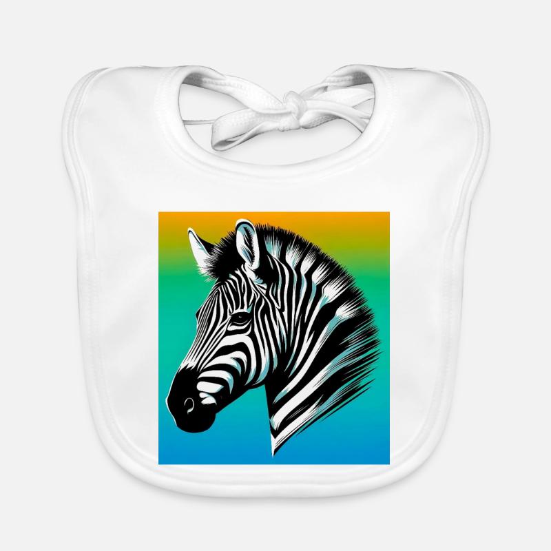 Zebra Baby Bio-Lätzchen