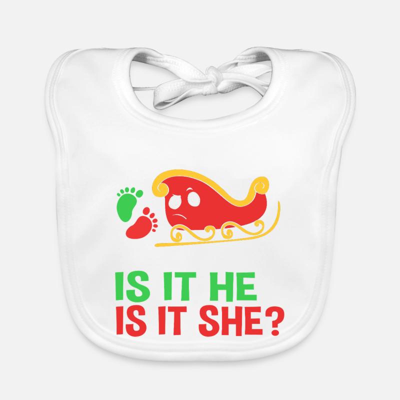 Werdende Mutter Werdende Mama Weihnachten Baby Bio-Lätzchen