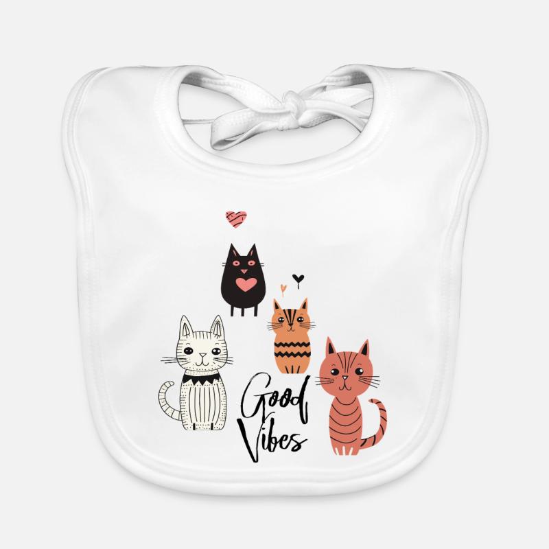 Verspielte Katzen Baby Bio-Lätzchen