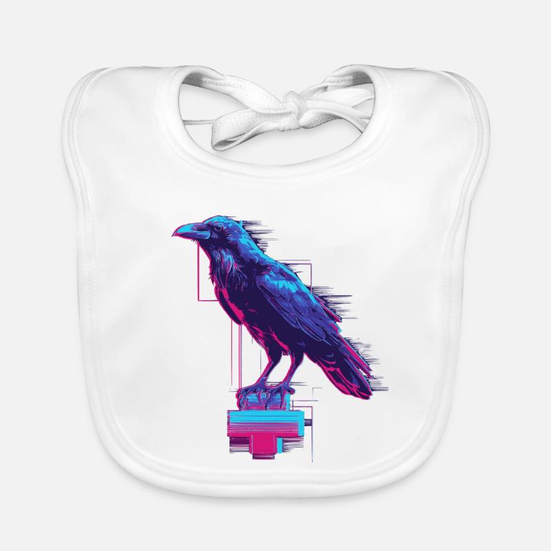 Neon Rabe Baby Bio-Lätzchen