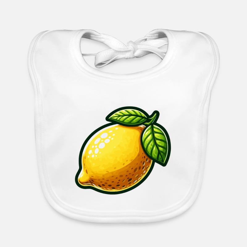 Artisanal Lemon Organic Baby Bibs