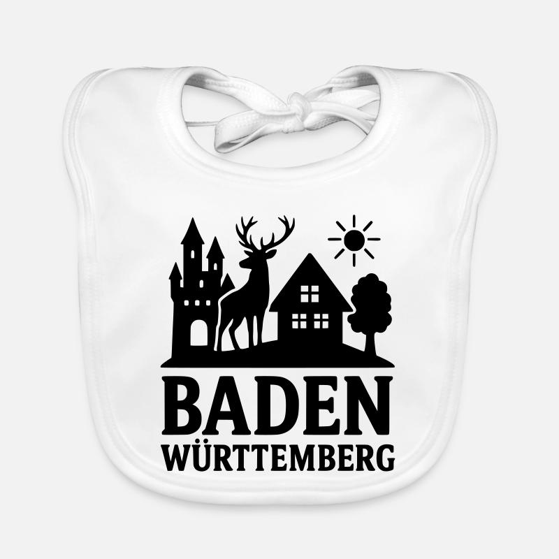 Monument du Land de Bade-Wurtemberg Bavoir bio Bébé