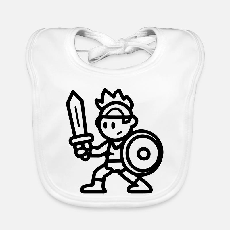 guerrier Bavoir bio Bébé