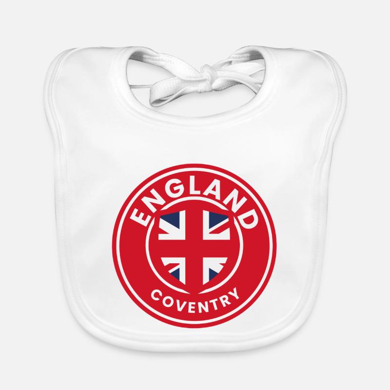 Emblème de Coventry England Bavoir bio Bébé