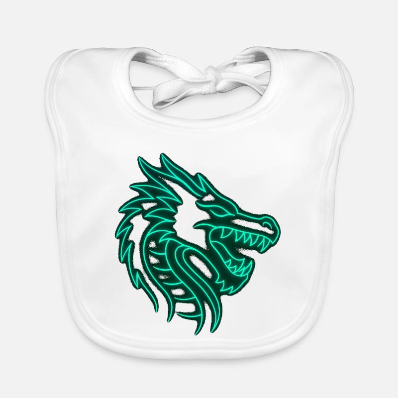 Neon Dragon Design Organic Baby Bibs
