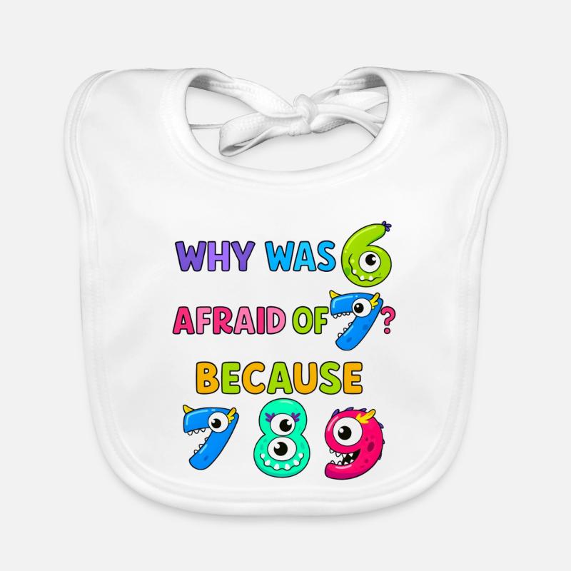 Numbers maths Why Was Dino Afraid Of Organic Baby Bibs