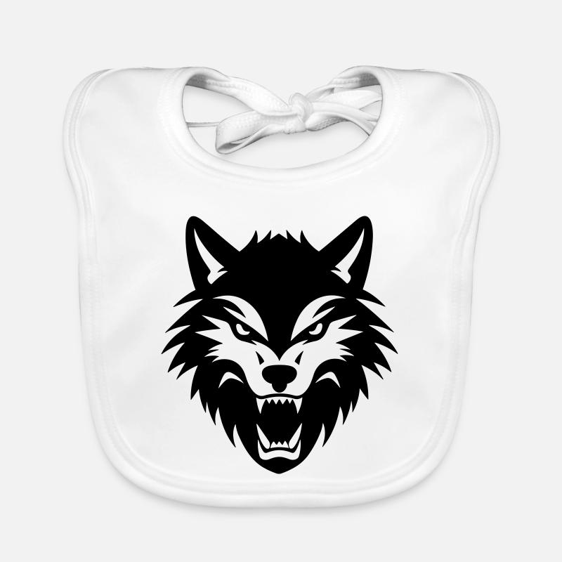 Loup Bavoir bio Bébé