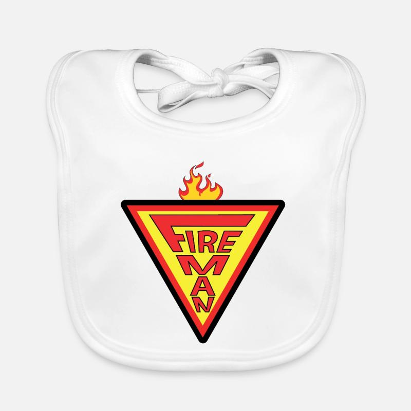 Fireman Baby Bio-Lätzchen