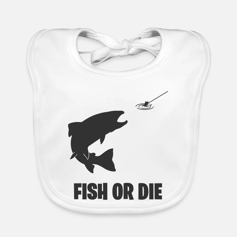 Fisch oder stirb Baby Bio-Lätzchen