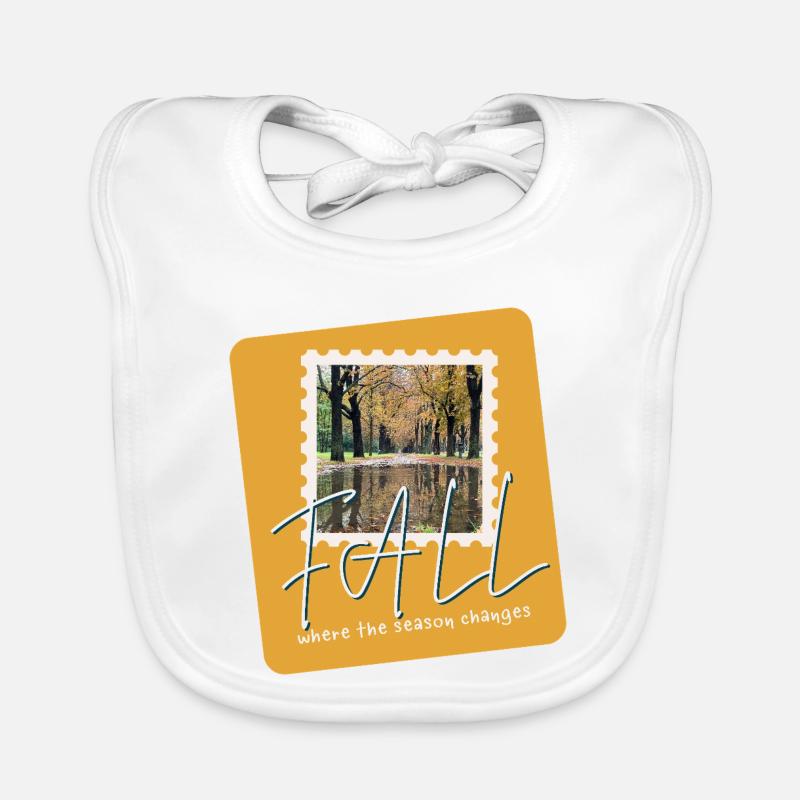 FALL Autumn Trails Organic Baby Bibs