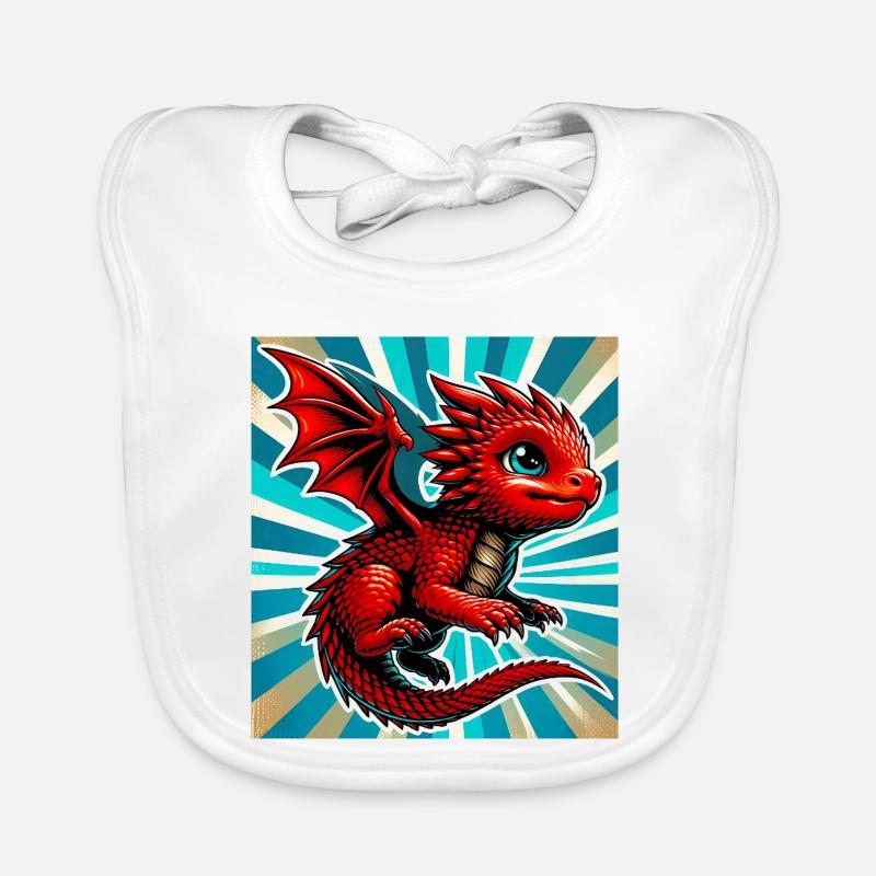 Drache Baby Bio-Lätzchen