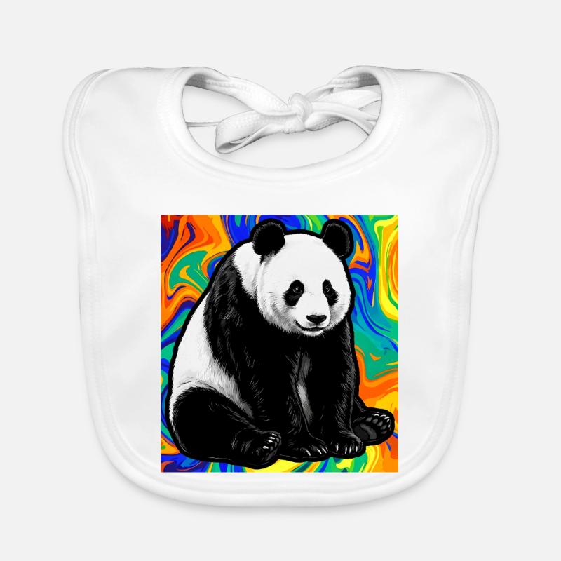 Panda Baby Bio-Lätzchen