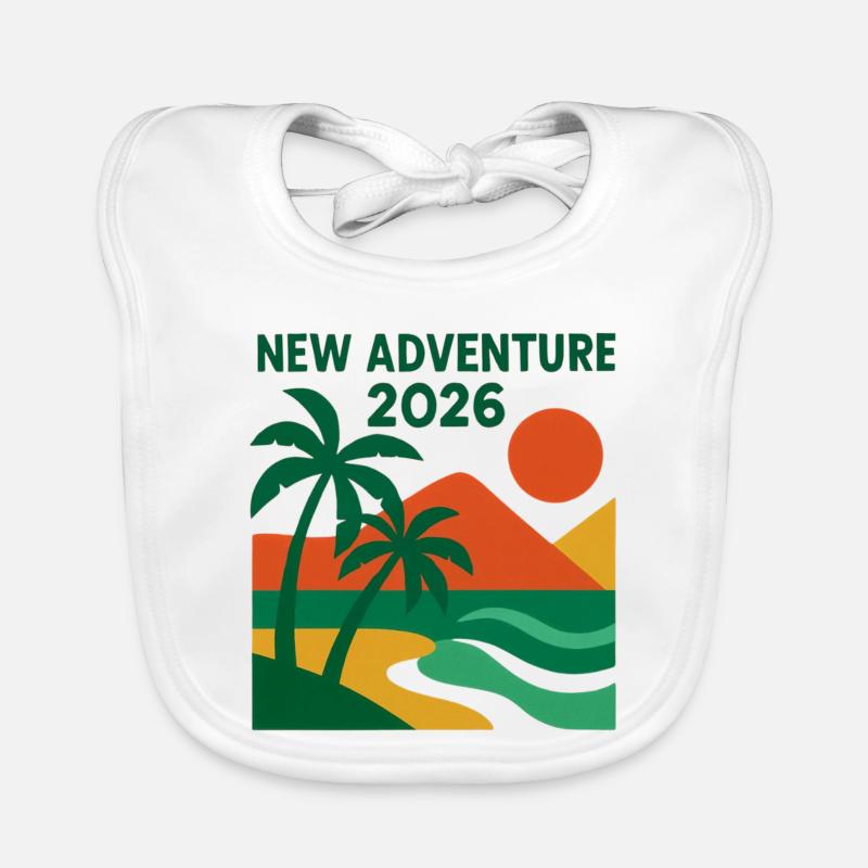Nouvelle Aventure 2026 Bavoir bio Bébé