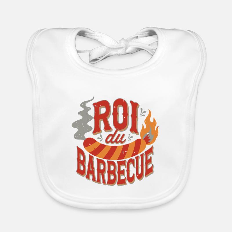 Roi du Barbecue Bavoir bio Bébé