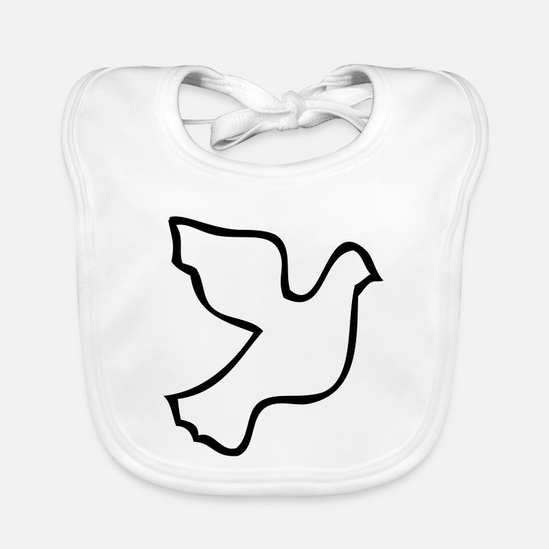 Friedenstaube Baby Bio-Lätzchen