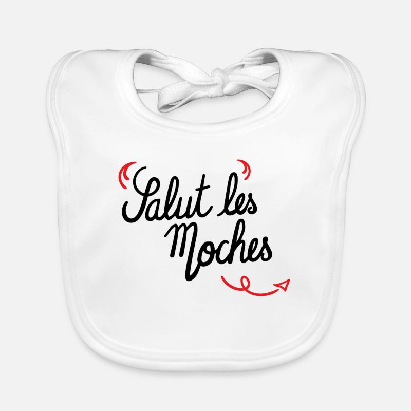 salut les moches Bavoir bio Bébé