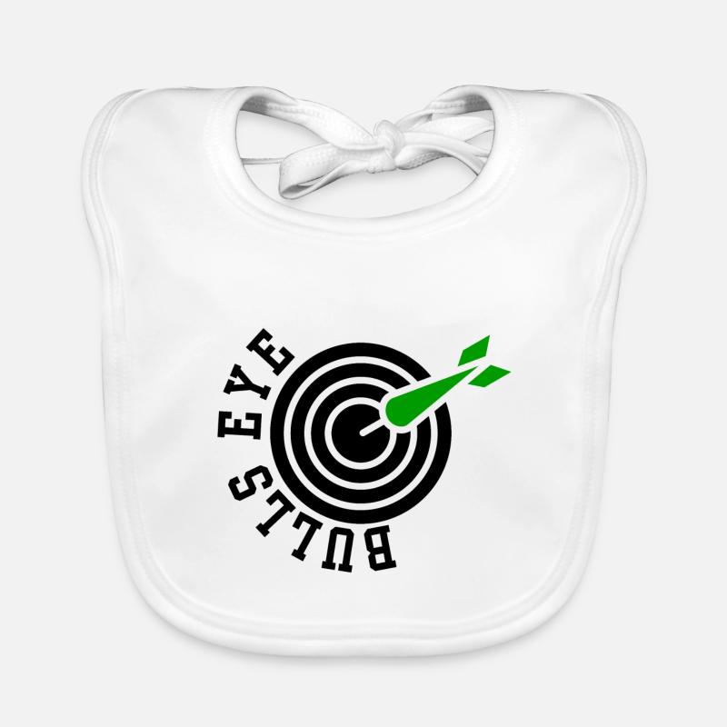 Fléchettes Bulls Eye - Joueurs de fléchettes - Éventails de fléchettes - Fléchettes Bavoir bio Bébé