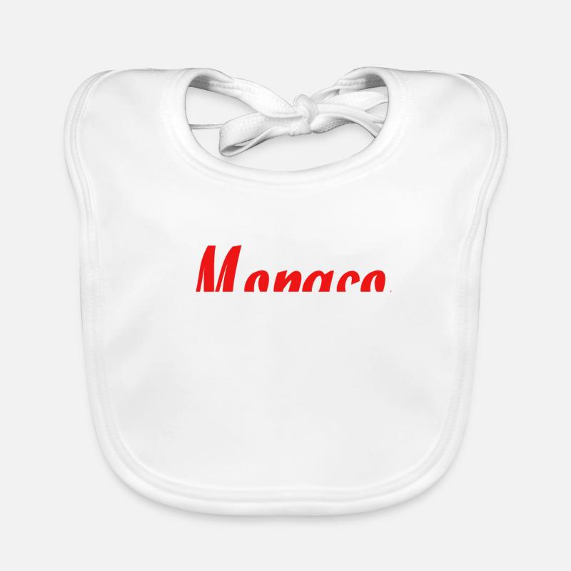 Monaco - Bavoir bio Bébé - blanc