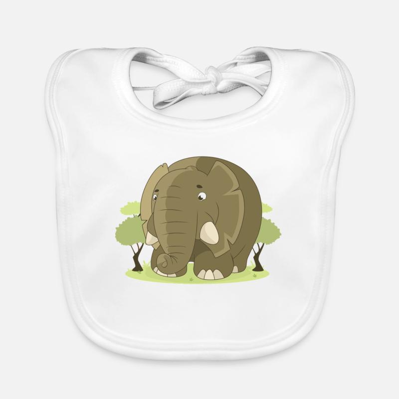 elefant Baby Bio-Lätzchen