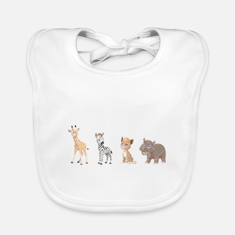 Animaux Bavoir bio Bébé