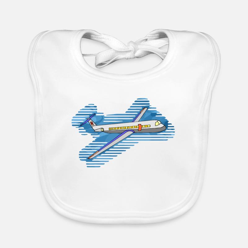 Plane Organic Baby Bibs