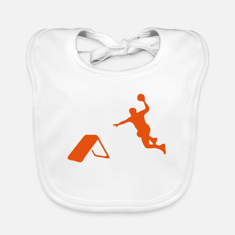 tchoukball silhouette ombre Bavoir bio Bébé