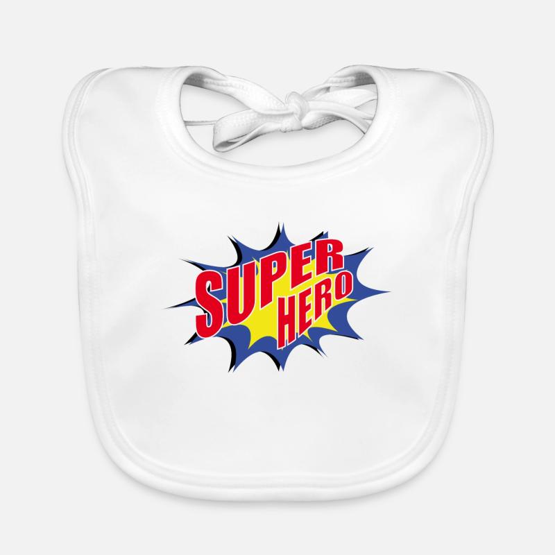 Super héros Bavoir bio Bébé