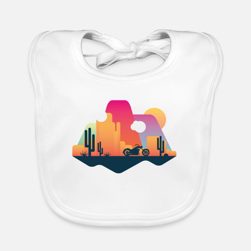 Chopper desert Organic Baby Bibs