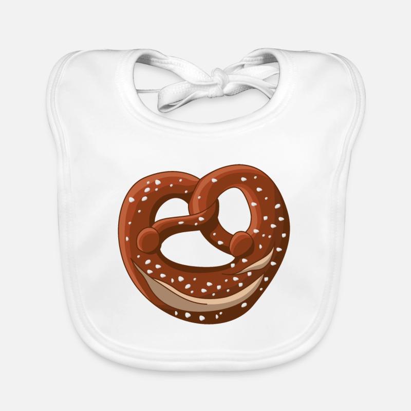Bretzel bavarois Bavoir bio Bébé
